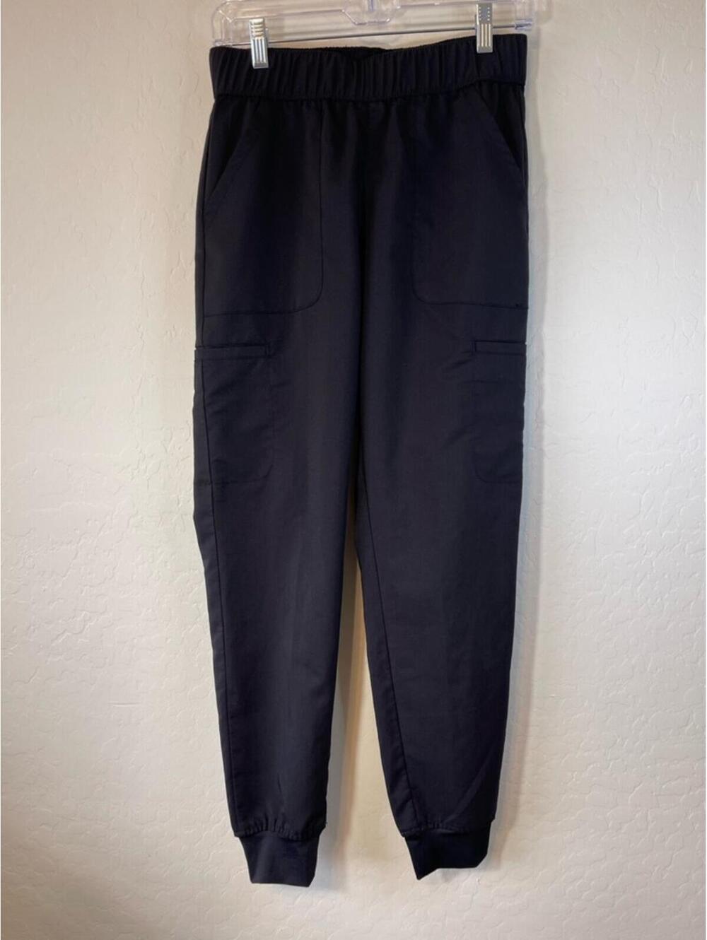 Scrubstar Black Women's Cargo-Style Jogger Pants